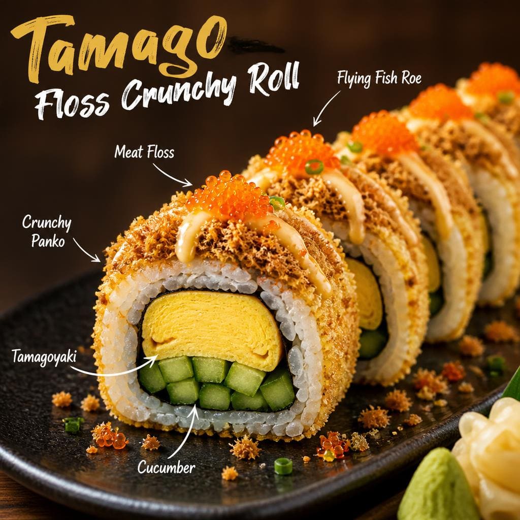 Tamago Floss Crunchy Roll